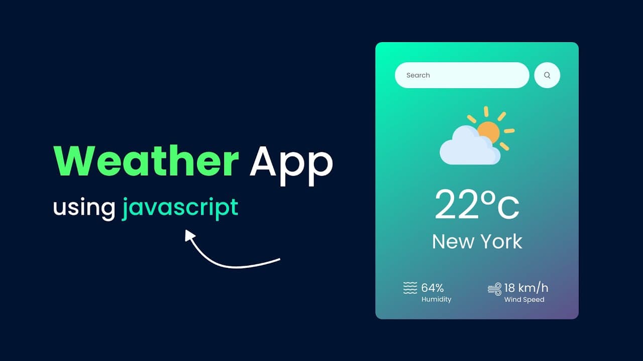 How To Build Weather App Using JavaScript