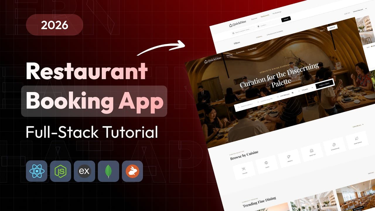 Full Stack Multi Restaurant Booking Platform