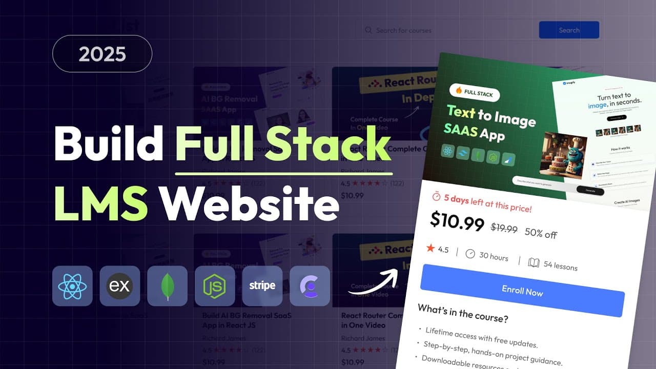 Full Stack LMS App Using MERN Stack - GreatStack