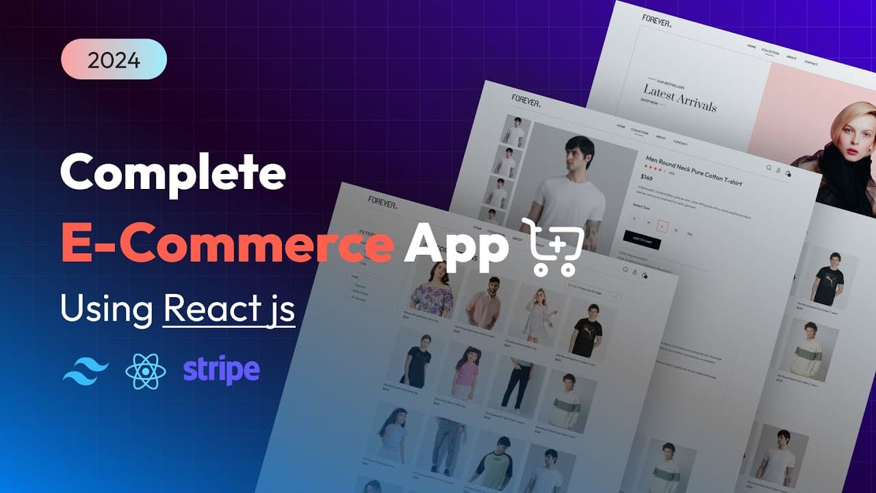 Complete Ecommerce Website Using React JS
