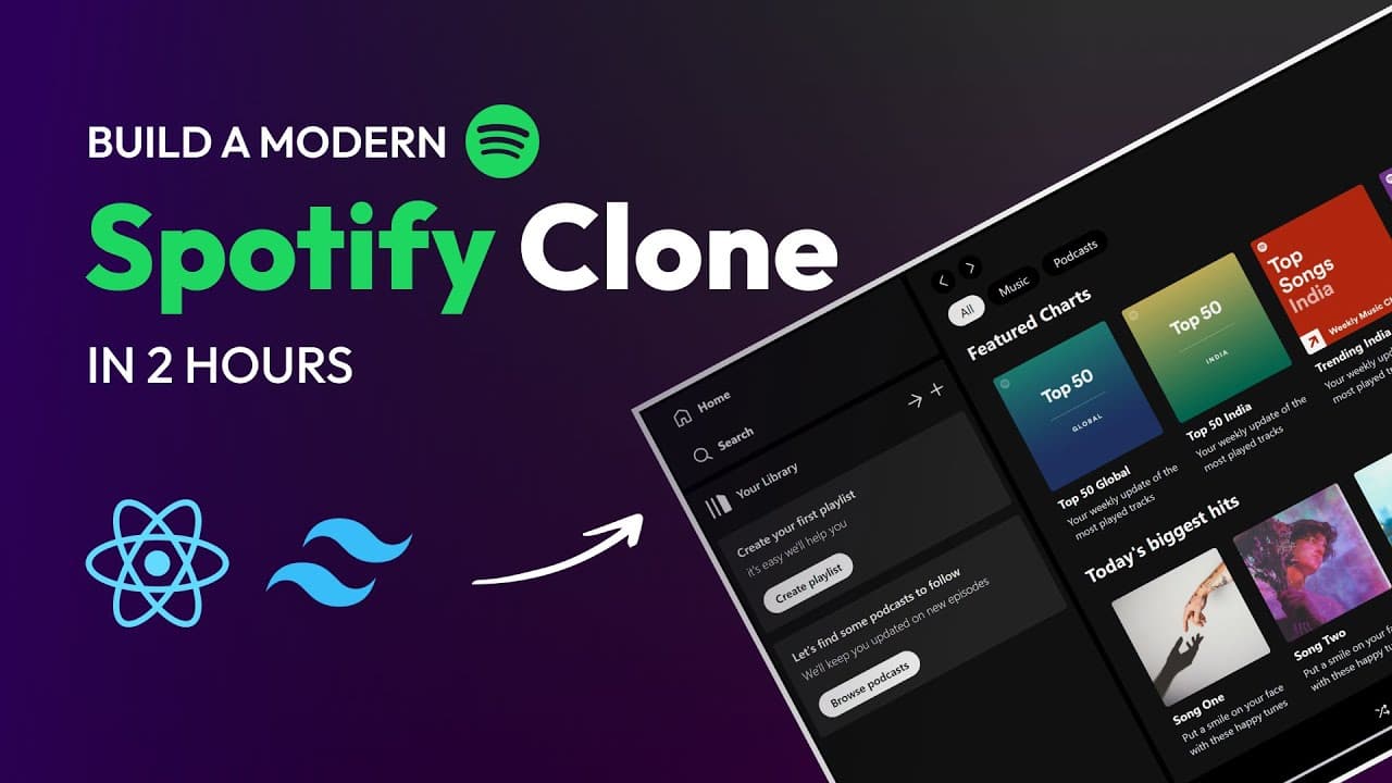 Spotify Clone Using React