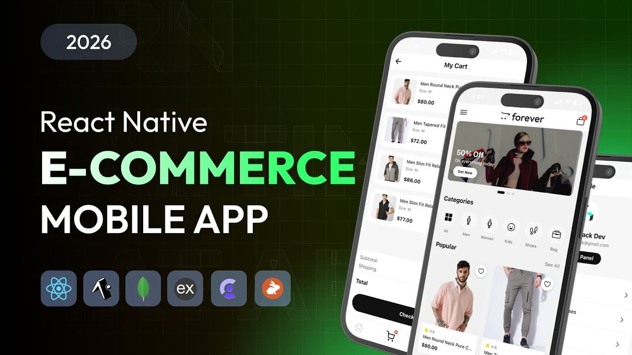E-Commerce App with React Native & Expo