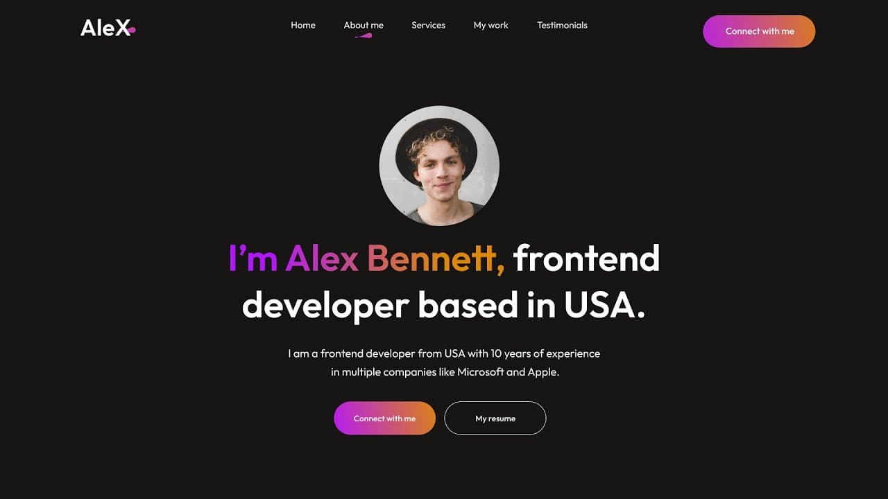 Build Complete Portfolio Website In React JS