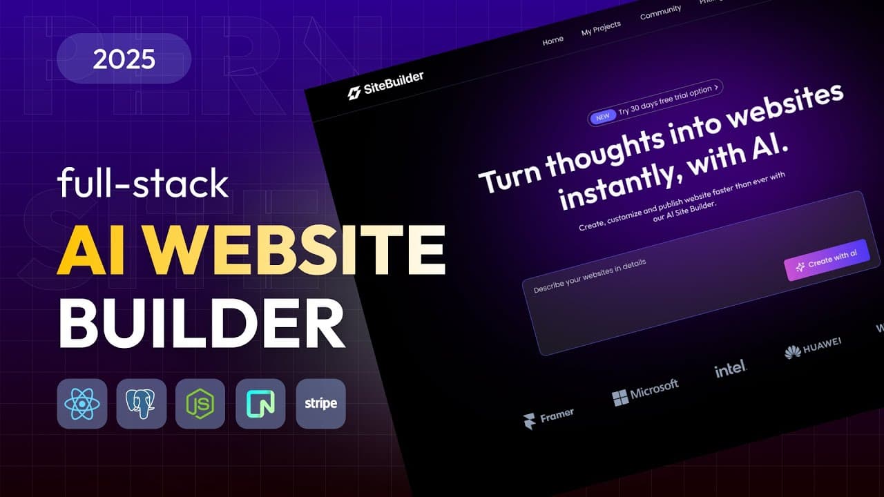 Build Your Own AI Website Builder