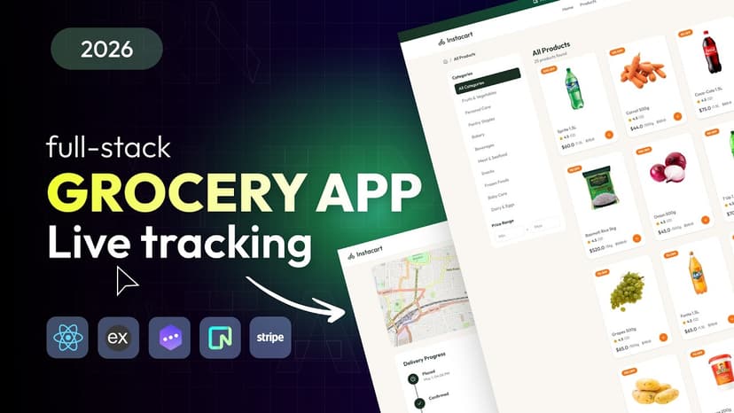 Full Stack Grocery Delivery App with Live Tracking