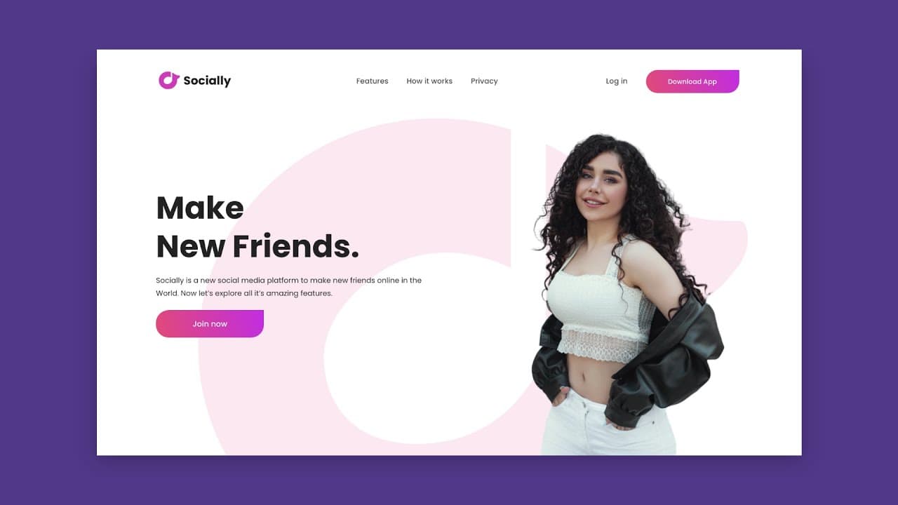 Create Animated Website Design Using HTML & CSS