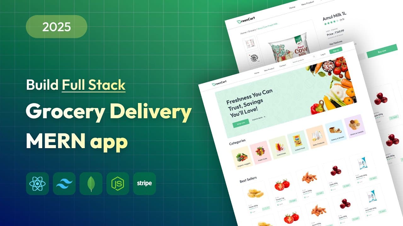 Full Stack Grocery Delivery App Using MERN Stack