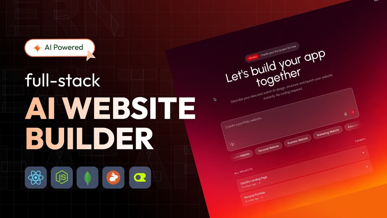 Full Stack AI Website Builder with MERN Stack